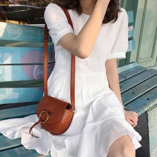 ĐẦM BABYDOLL TRẮNG CỘT EO