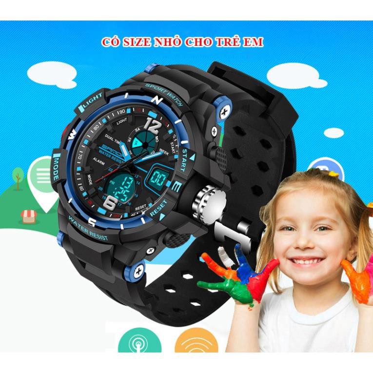 Đồng hồ Trẻ Em thể thao SANDA JAPAN Chống nước Siêu bền [HÀNG XỊN] | BigBuy360 - bigbuy360.vn