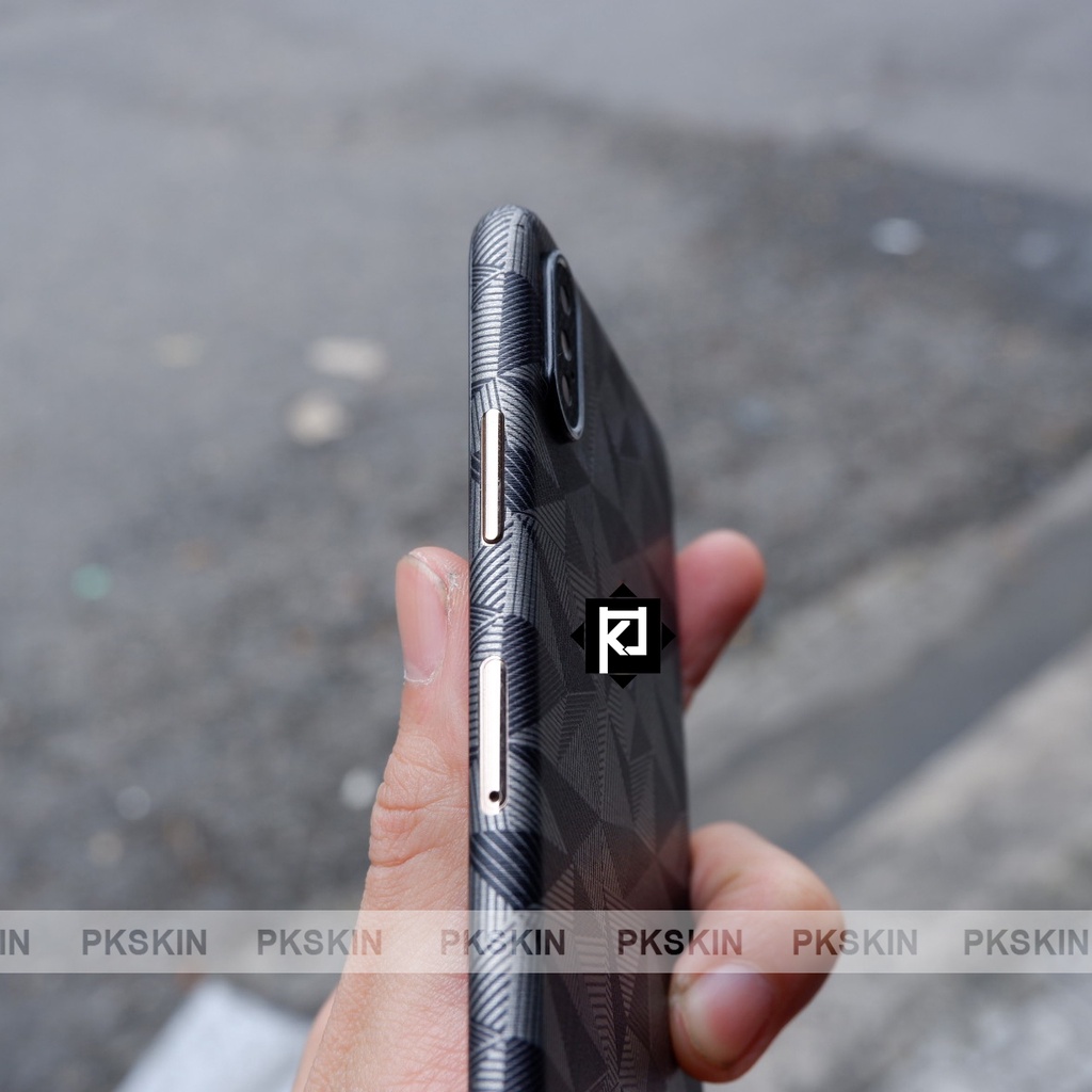 Miếng dán skin full lưng và viền cho iphone x, xs , iphone xs max , iphone xr