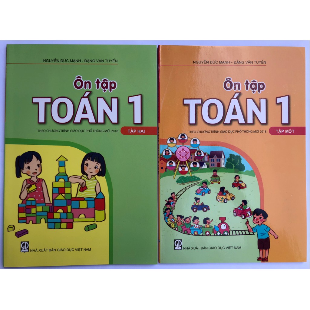 Sách  - Ôn tập toán 1 (tập 1+2) chương trình mới – NXB Giáo dục – Nguyễn Đức Mạnh