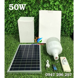 Đèn led búp năng lượng mặt trời 50w
