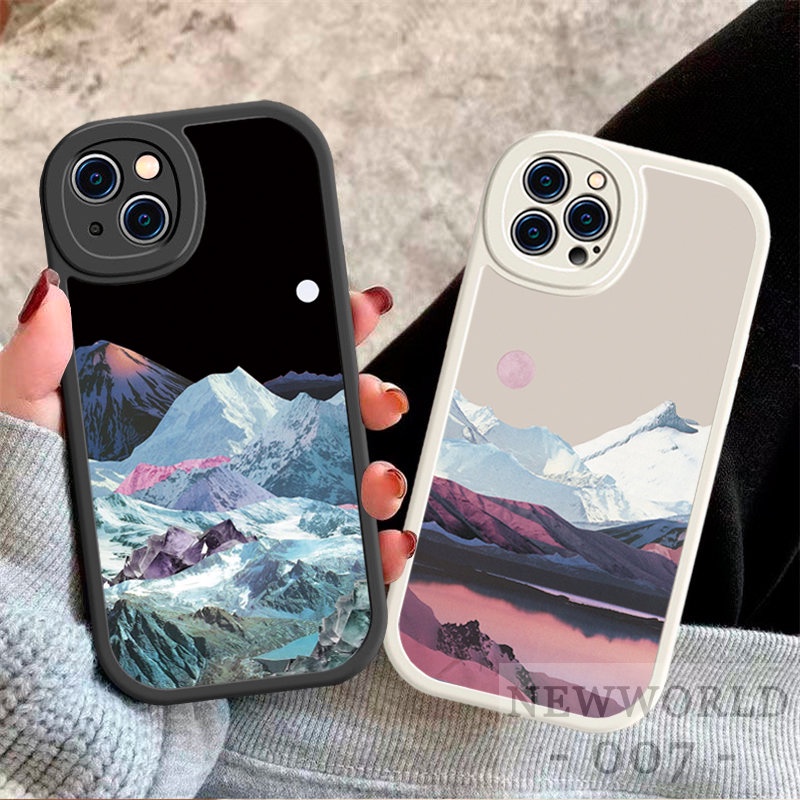 Ốp Điện Thoại Dẻo Hình Ngọn Núi Cho Xiaomi Redmi 9A 9C 9T 10 10C Note 8 Pro 9 10 11 Pro Note 9S 10 10s 11 11s POCO X3 NFC M3