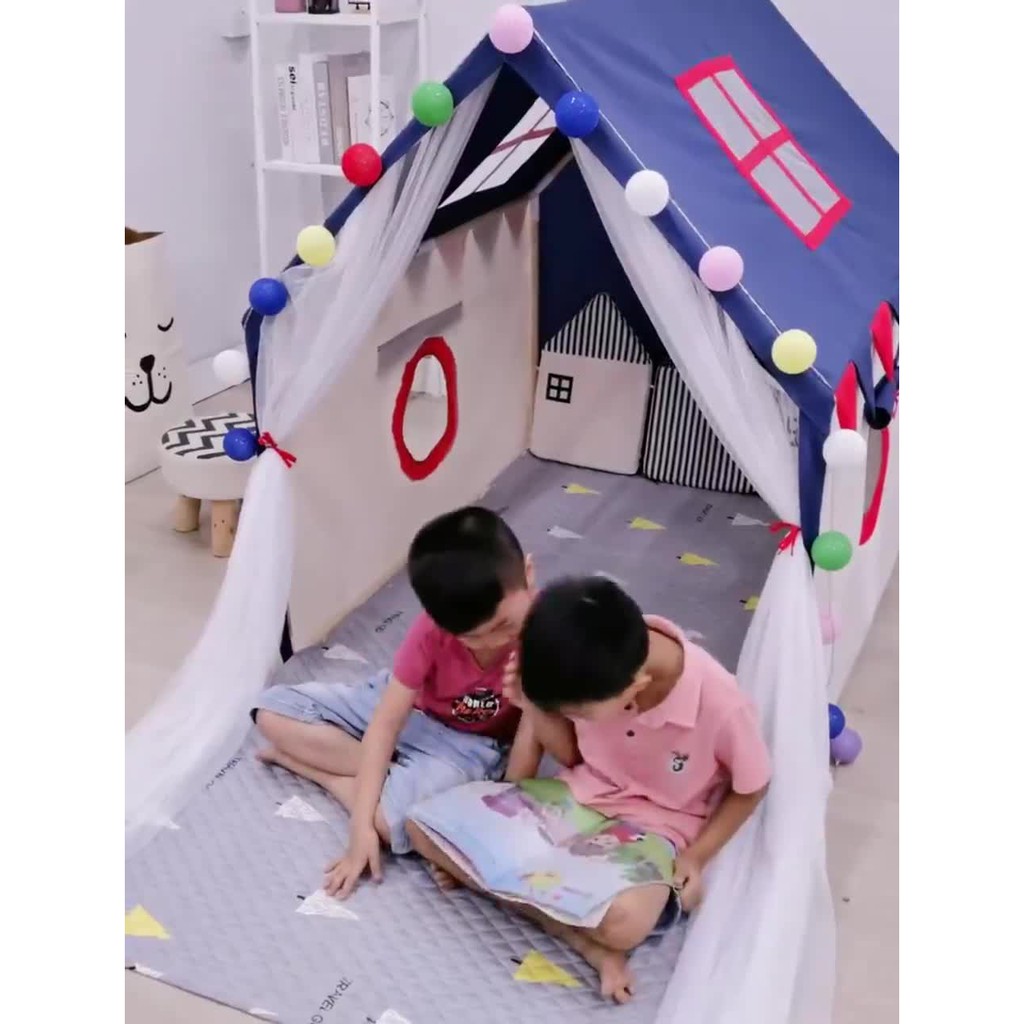 Lều Hoàng Tử Và Công Chúa 💝CỰC ĐẸP💝 Lều cho bé, Lều vải trẻ em đẹp, dễ tháo lắp, gấp lại dễ dàng, tiết kiệm không gian