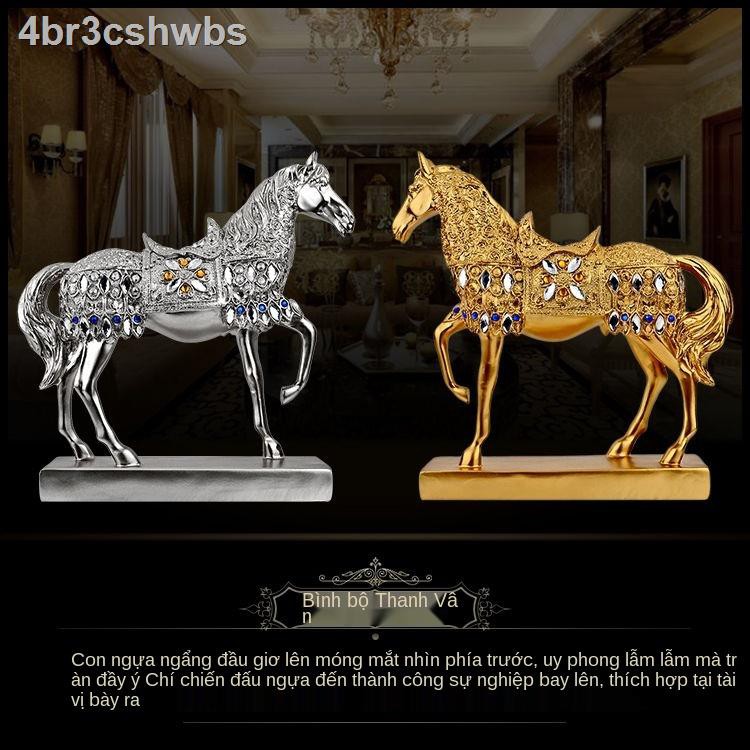 ☃ ❁Phòng khách sáng tạo đồ trang trí tủ rượu thủ công Lucky Horse home món quà sinh nhật bạn gái đơn giản trên máy tính