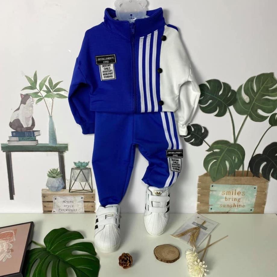 Bộ đồ thể thao khỏe khoắn cho bé trai cực kool - Chất da cá mềm mịn - không bai xù HỒNG VY BABY