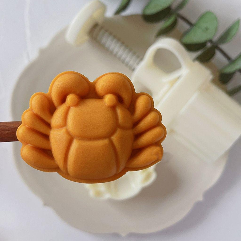 1 Bộ Khuôn Làm Bánh Trung Thu / Bánh Trung Thu / Tráng Miệng Hình Cá 3D DIY