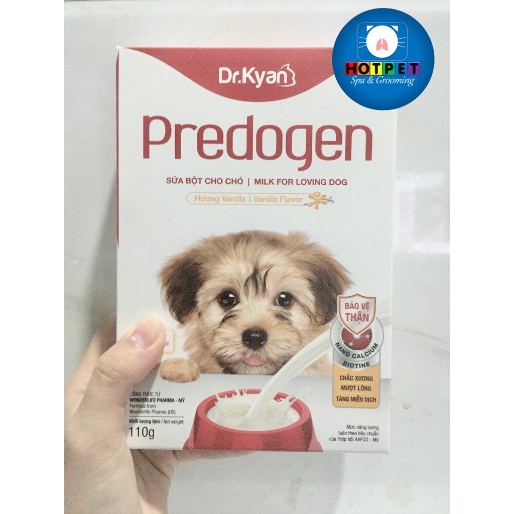 Sữa bột Dr.Kyan PRECATEN - Sữa Bột Cao Cấp Cho Chó (Dùng cho mọi lứa tuổi) - Hộp giấy 110g và thiếc 400g