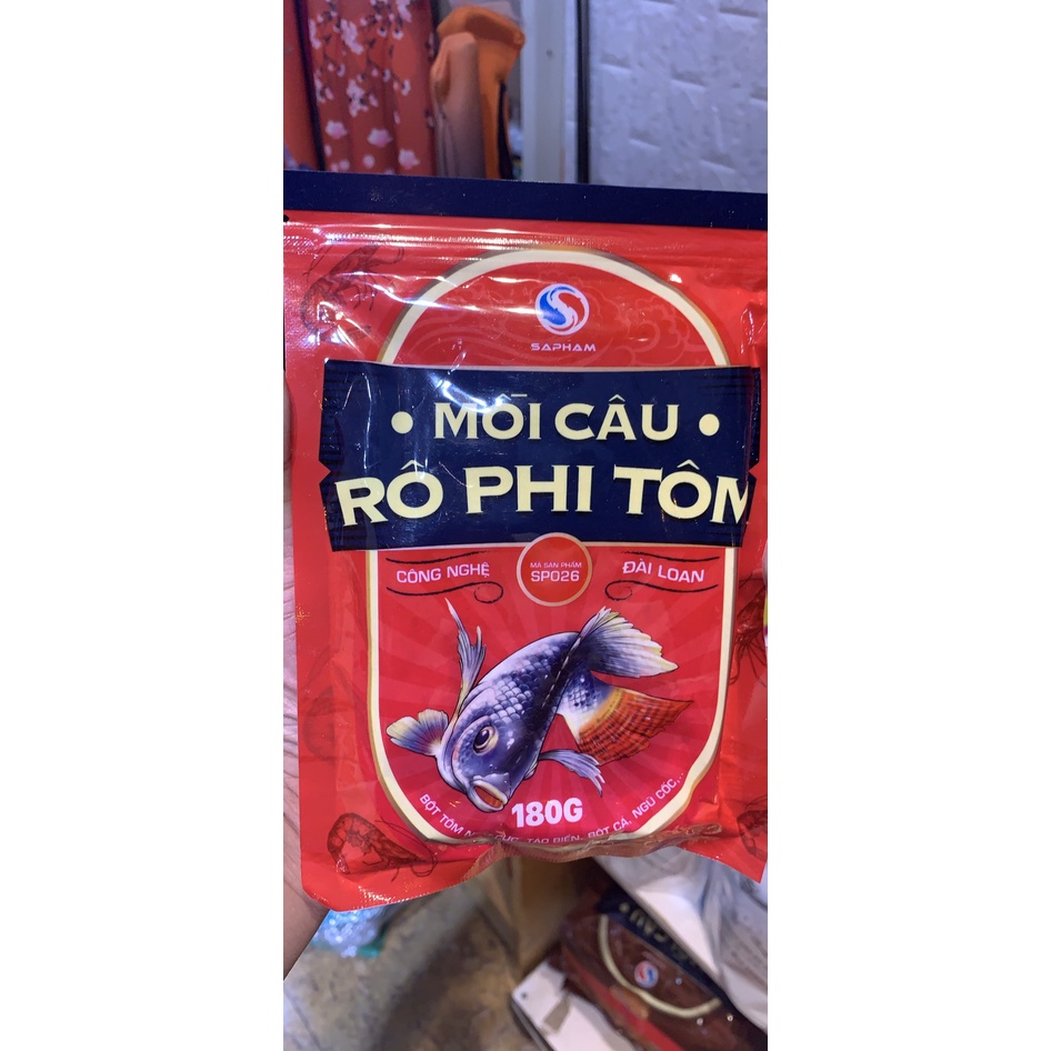 Mồi Câu Rô Phi Tôm Sapham