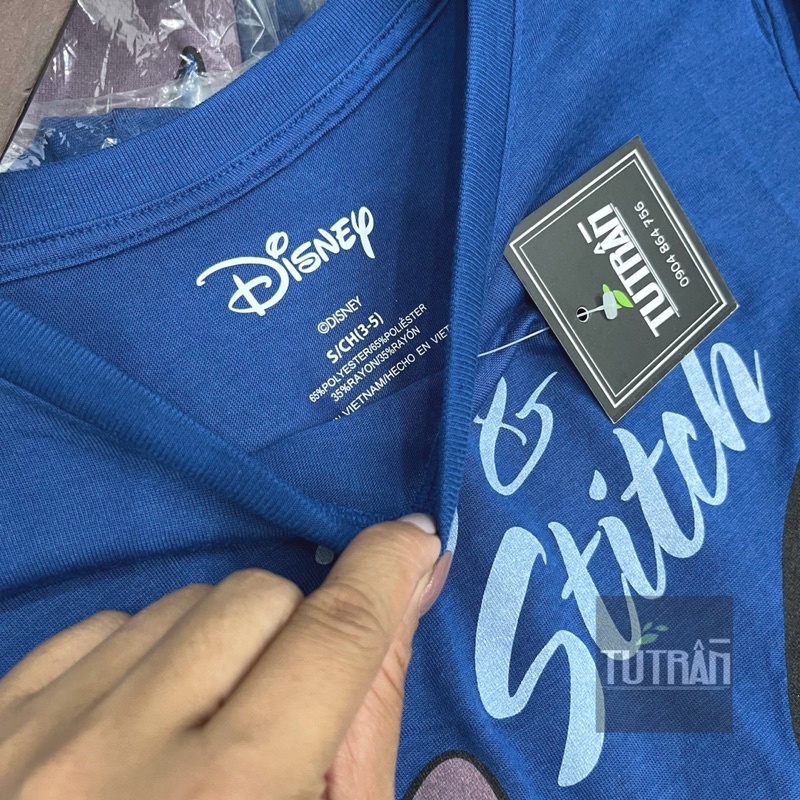 Áo phông disney Stitch cotton Tutranshop