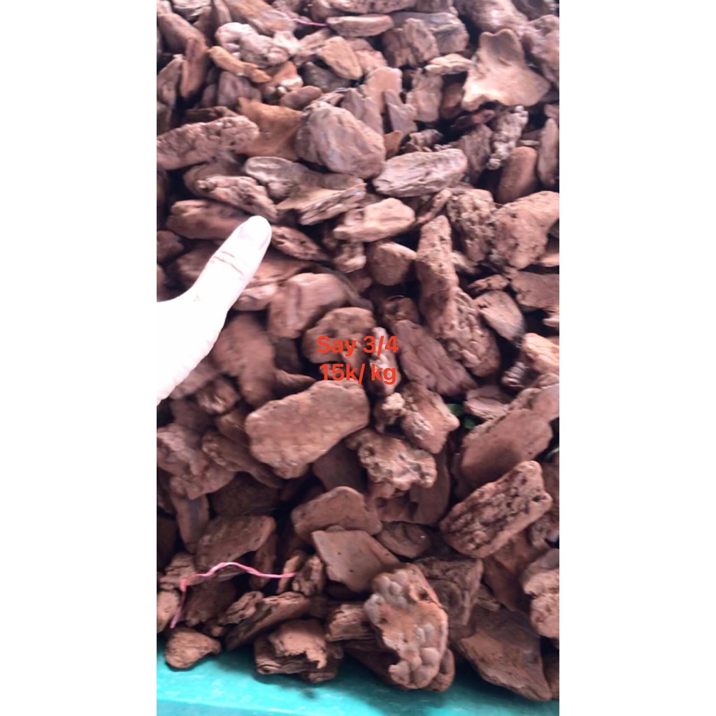 [Hàng Đẹp] 1Kg Vỏ Thông Đỏ Trồng Lan Dk 3 - 5