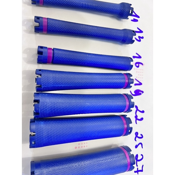 Trục uấn , sương uấn nóng setting có ổn áp  24 v màu xanh biển đủ sai từ 13 đến 27