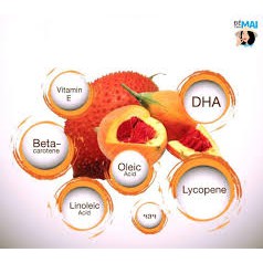 Dầu Gấc Vinaga DHA chiết xuất từ tinh dầu gấc giúp sáng mắt đẹp da | Thế Giới Skin Care