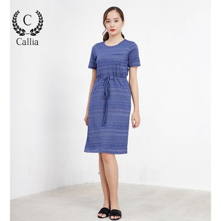 Đầm thun cổ tròn nữ Callia Izzy (Nhiều màu)