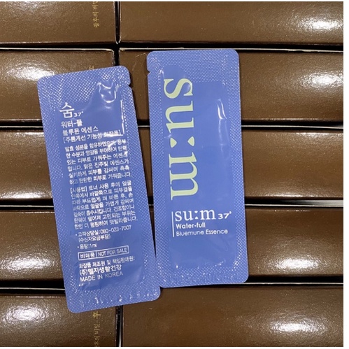 Combo 10 gói tinh chất dưỡng da Su:m 37 Water Full Bluemune Essence