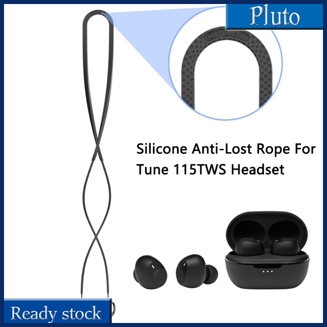 Mới Dây Đeo Cổ Co Giãn Bằng Silicon Chống Mất Cho Tai Nghe Jbl Tune 115tws