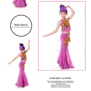 Đồ múa đuôi cá trẻ em belly dance