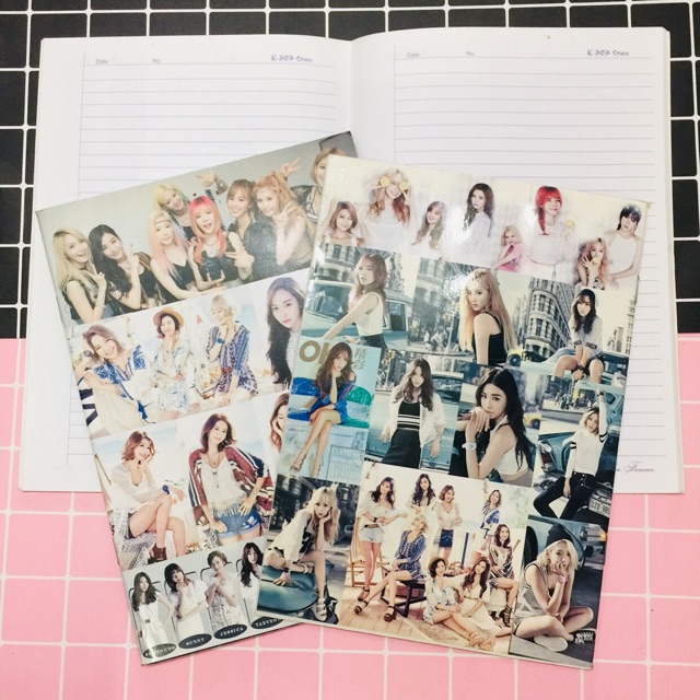 Vở viết SNSD , tập snsd kẻ ngang