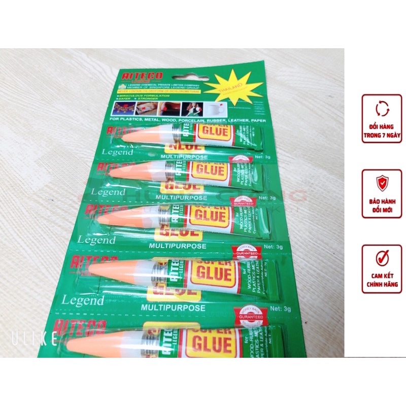 SỈ Keo Dán Đa Năng Siêu Dính, Siêu Chắc Dán Da; Gỗ; Giấy; Kim Loại Super Glue