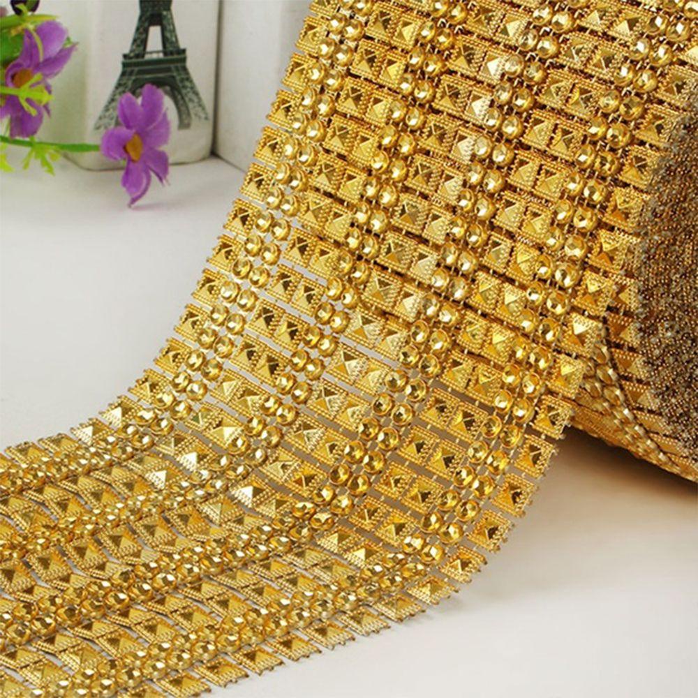 ESPO Cuộn Băng Dính Hai Mặt Bằng Vải Tuyn Đính Kim Cương Pha Lê