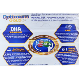 Sữa bột Optimum Gold 2 900g date 2/2020