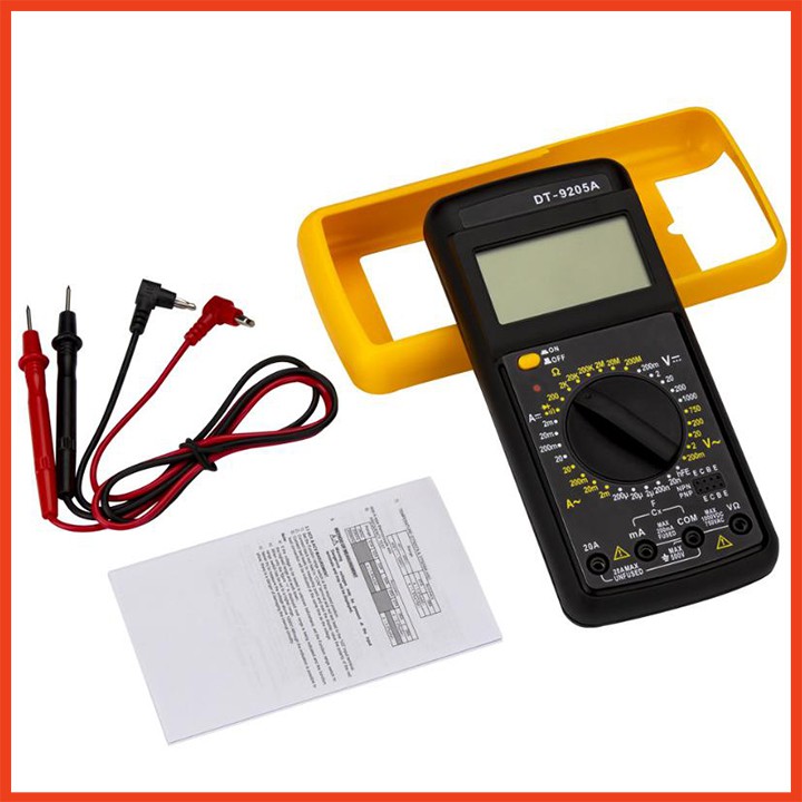 Đồng hồ vạn năng điện tử DT9205A tặng kèm pin AP6