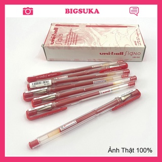 Bút gel Uniball UM-100 xanh đỏ đen BIGSUKA