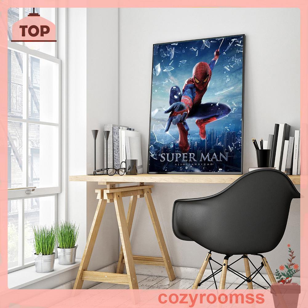 Tranh đính đá kim cương toàn bộ 5D DIY hình anh hùng người nhện