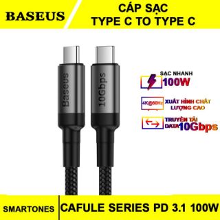 Mua CÁP SẠC NHANH USB TYPE-C TO USB TYPE-C CÔNG SUẤT 60W BASEUS CAFULE PD2.0 DÙNG CHO IPAD/ MACBOOK/ LAPTOP/ SMARTPHONE