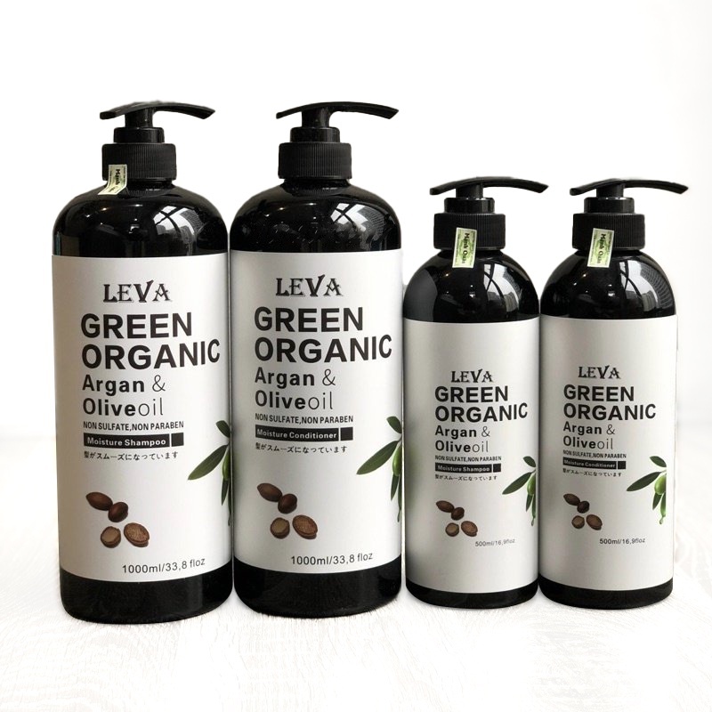 Dầu gội, dầu xả GREEN ORGANIC phục hồi tóc hư tổn, kiềm dầu, sạch gàu 500ml l 800ml