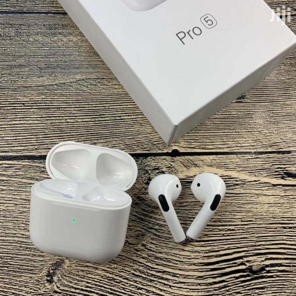 Tai Nghe Airpod Pro 5 TWS 5.0 Bluetooth Định Vị Đổi Tên Âm Thanh Stereo Cực Chuẩn FREESHIP BẢO HÀNH ĐỔI MỚI