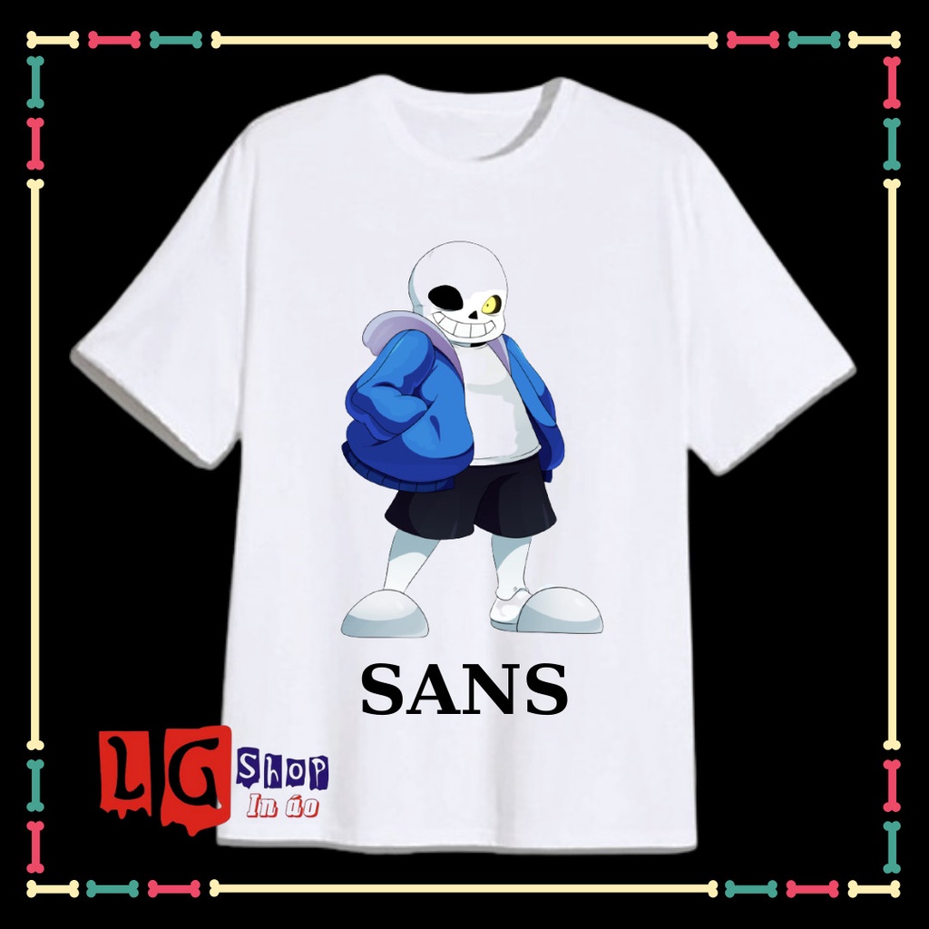 Áo Thun Biệt Đội Gangster- Sans Undertable cho bé trai ( Từ 10kg đến 90kg, đủ size)