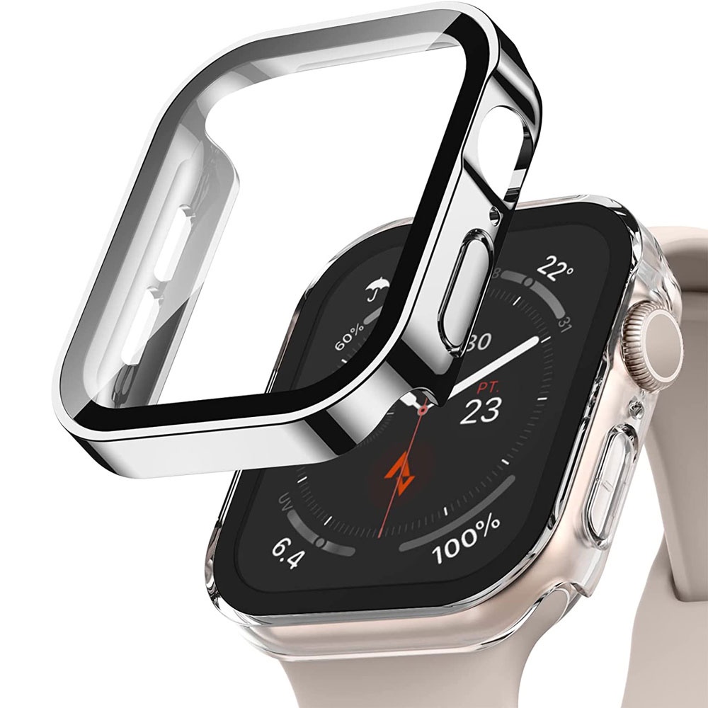 Kính Cường Lực Chống Nước Bảo Vệ Màn Hình Cho iWatch Series 7 6 SE 5 45Mm 41mm
