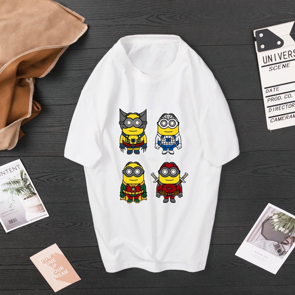 Áo thun tay ngắn in hình nhân vật minion chất lừ dễ thương ,vừa mới ra mắt - P155
