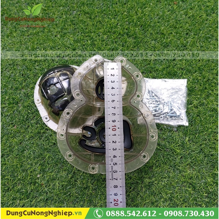 Khuôn hồ lô 2 bầu tốt nhỏ tạo hình bưởi đào tiên dưa lưới dưa hấu