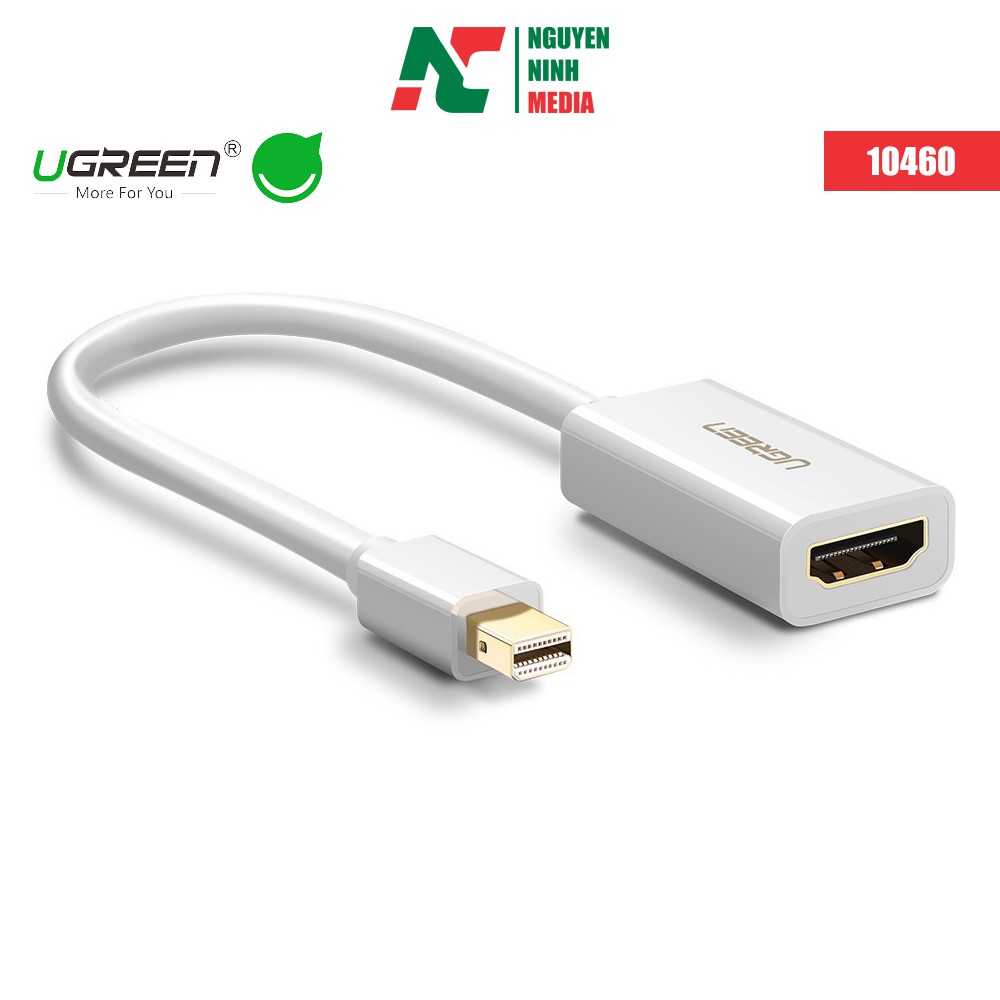 (Hàng Chính Hãng) Cáp chuyển đổi Mini Displayport, thunderbolt sang HDMI âm Ugreen 10460