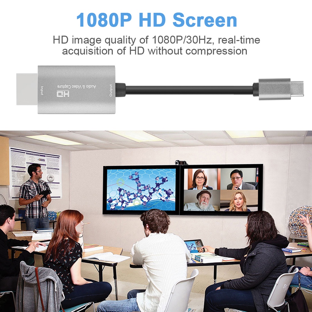 Bộ Chuyển Đổi Thẻ Tản Nhiệt 2m 4k 1080p 30hz Hdmi-Compatible Cho Dạy Học