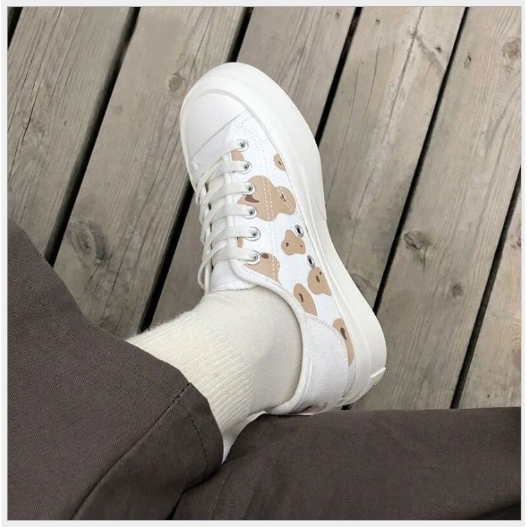 Giày Thể Thao Nữ Trắng Milk Dễ Thương siêu hót hít 2021