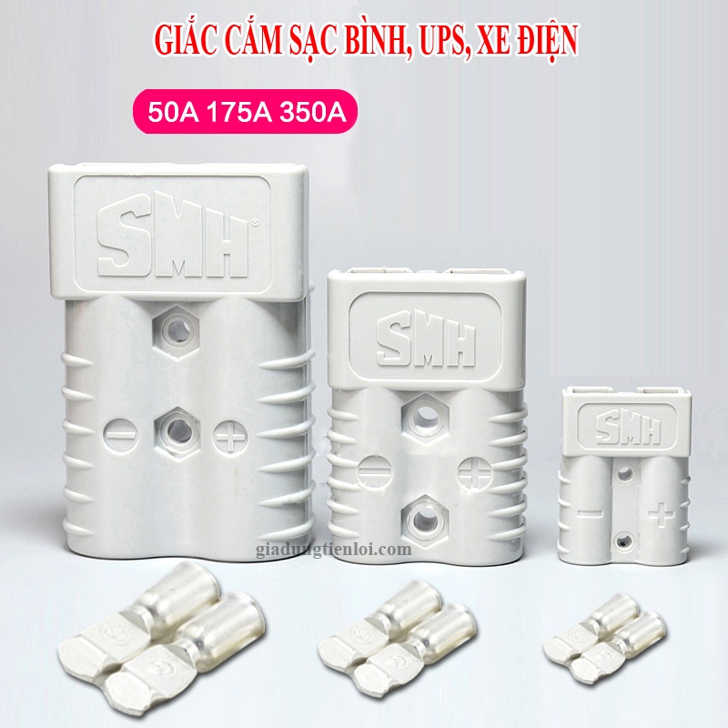 Giắc cắm 50a 175a sạc bình, ups, xe đạp điện, xe nâng, máy chà sàn