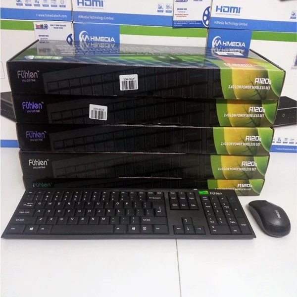 Bộ phím chuột không dây Fuhlen A120G Hàng Chính Hãng Ninza