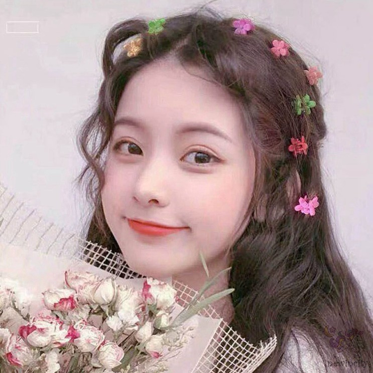 Set 50 Kẹp Tóc Mini Nhiều Màu Dễ Thương Cho Bé Gái