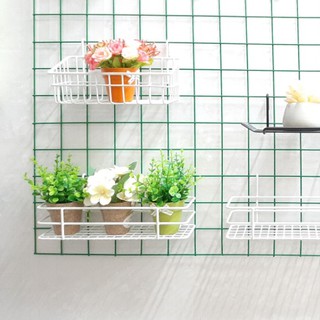 giỏ cài lưới sắt. giỏ treo khung sắt trang trí