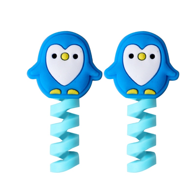 Set 2 phụ kiện bảo vệ dây cáp sạc dễ thương