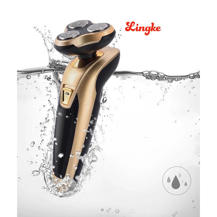 Máy Cạo Râu Khô Đa Năng, Cạo Lông, Tỉa Lông Mũi, Cạo Râu LINGKE FS 3188 Cao Cấp 3 chế độ