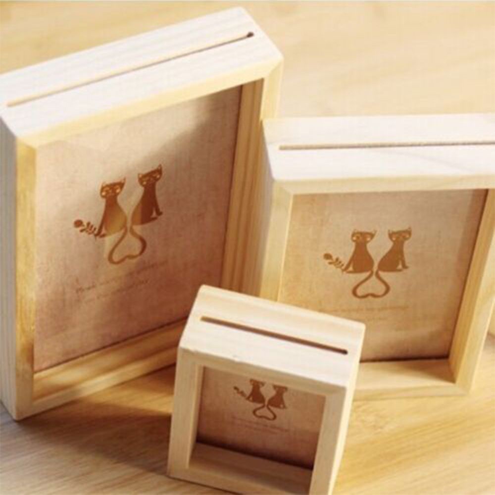 CACTU Mini Picture Holder Family Wooden Photo Frame Art DIY Fashion Wedding Decor Vintage