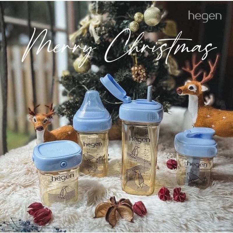 Set quà tặng hegen màu xanh, Bộ hegen màu xanh họa tiết chính hãng