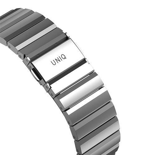 Dây Đeo Dành Cho Apple Watch Series 42/44/45 UNIQ Strova Steel Link Band chế tác từ thép 304 bền bỉ, cao cấp đẹp mắt