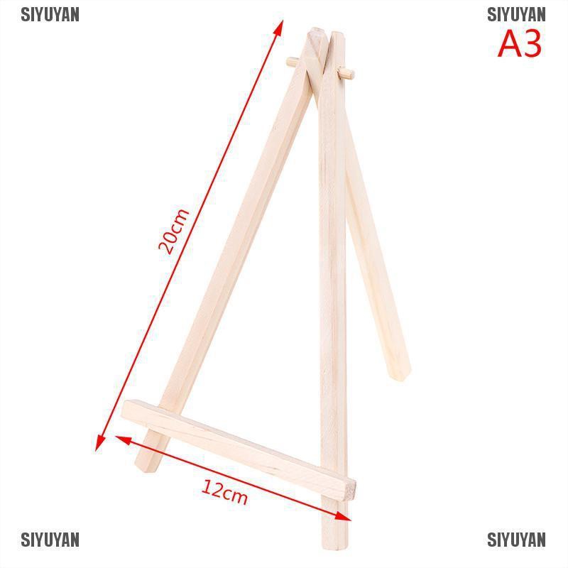 Giá Đỡ Ba Chân Mini Bằng Gỗ & Vải Bạt Dùng Trưng Bày Tranh Vẽ