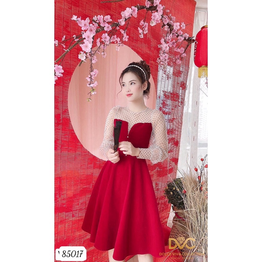ĐẦM UMI PHỐI LƯỚI SIÊU XINH SIÊU XINH THỜI TRANG CỔ TRANG CHO CÁC NÀNG KME FASHION