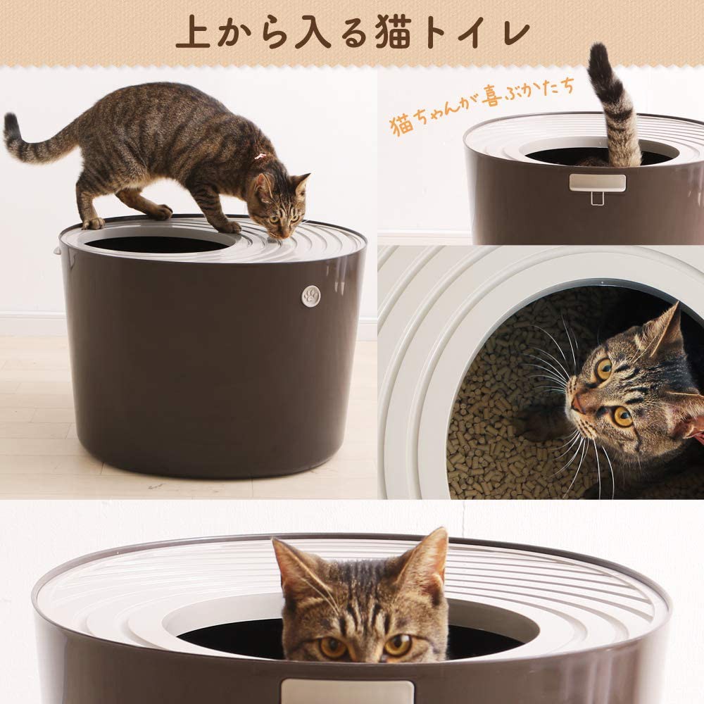 [Hàng Nhật order] Hệ thống nhà vệ sinh cho mèo Iris Ohyama nội địa Nhật