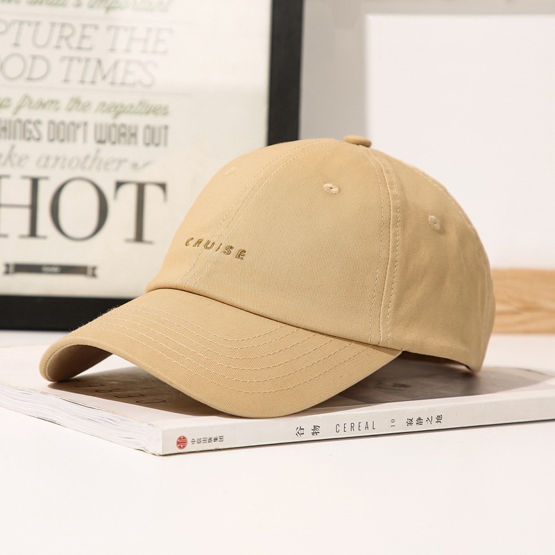 Mũ lưỡi trai thêu chữ phong cách unisex thời trang Hàn Quốc cho nam nữ